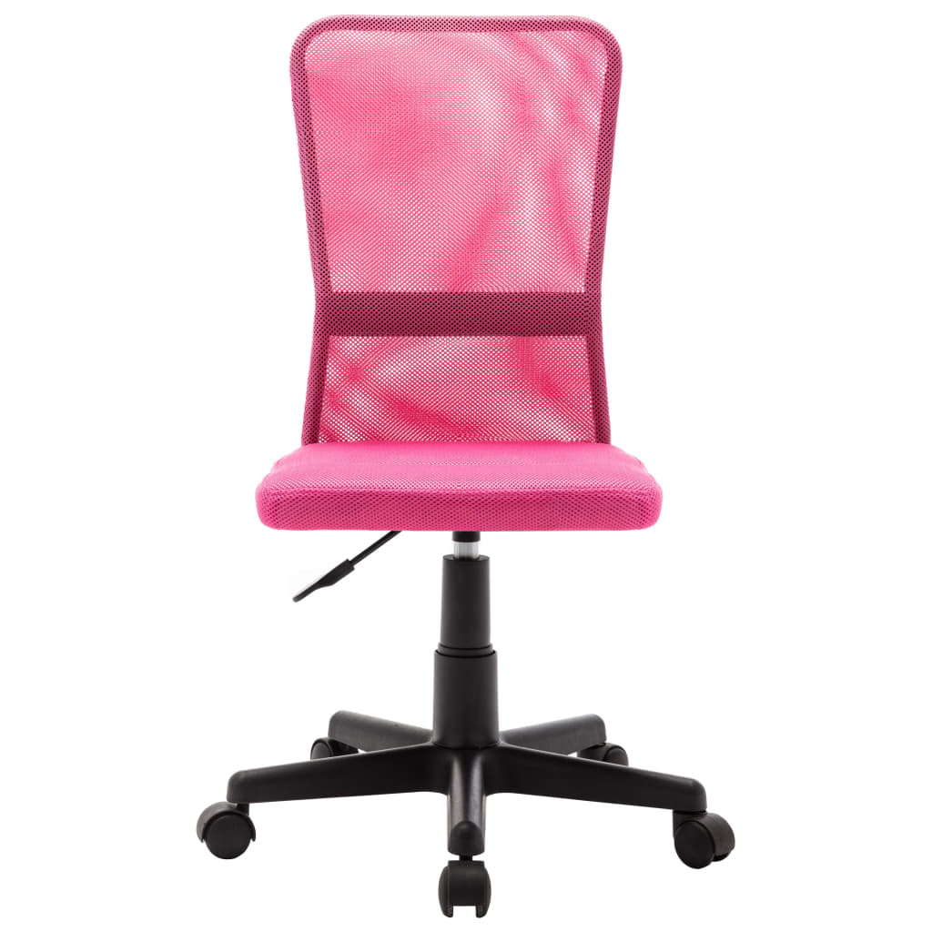 Sedia Da Ufficio Rosa 44x52x100 Cm In Tessuto A Rete