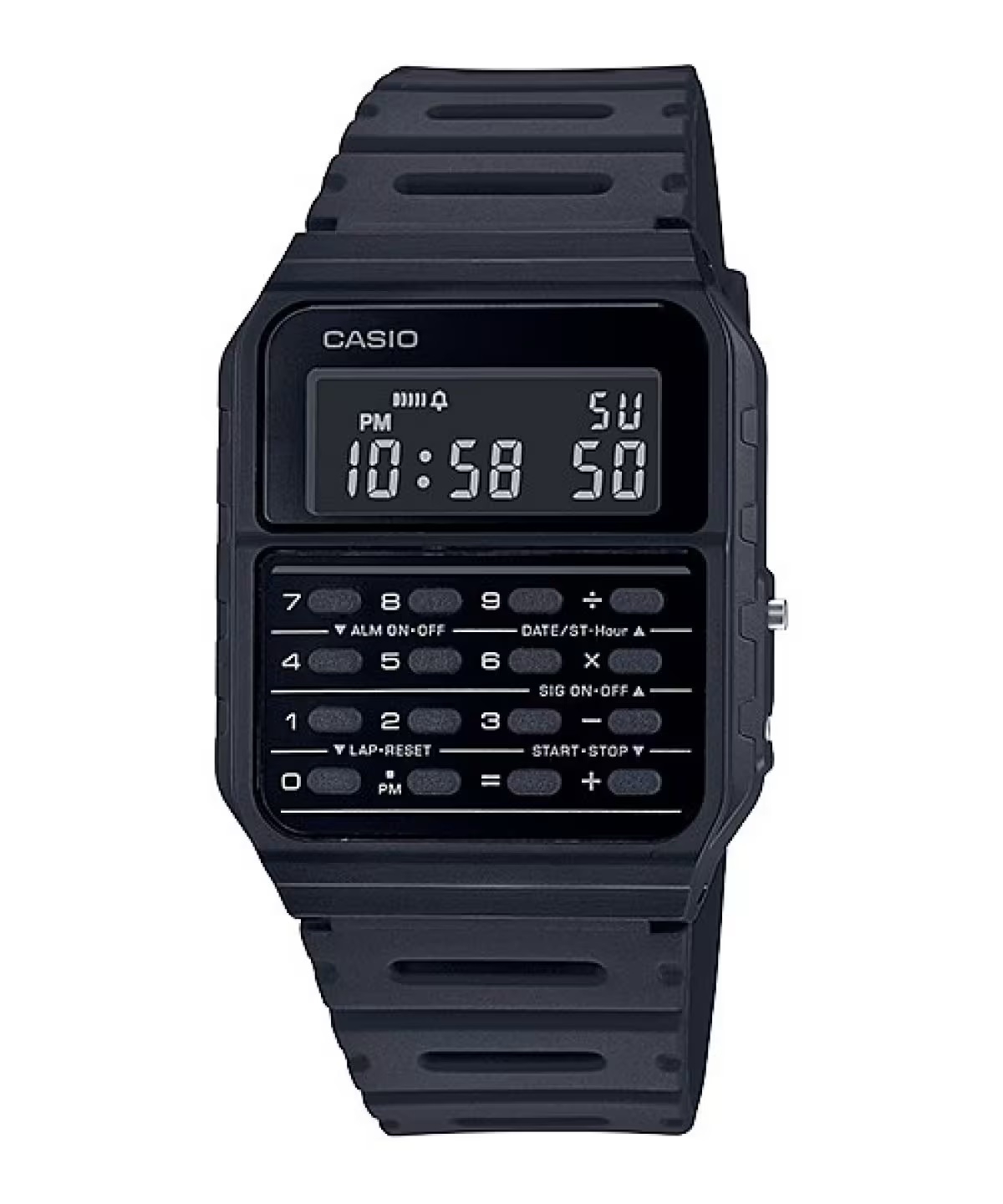 Casio Vintage Mod. Calculator Edgy Collection - Full Black