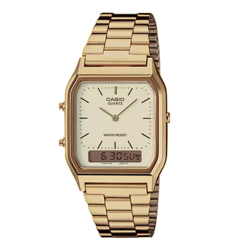 Casio Vintage Mod. Edgy Collection Sunray Dial - Gold
