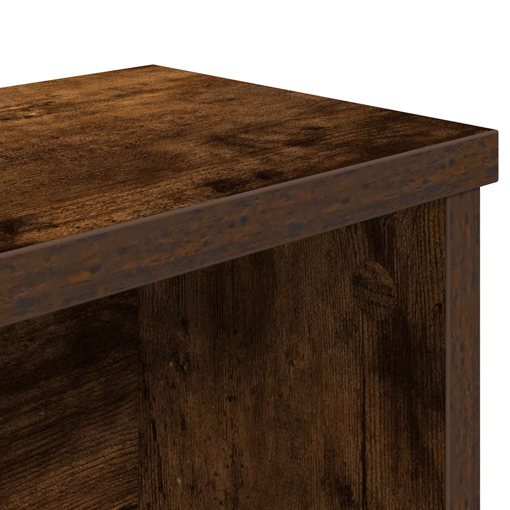 Scaffale Da Cucina Impilabile Rovere Fumo 50x15x16 cm - Image 6