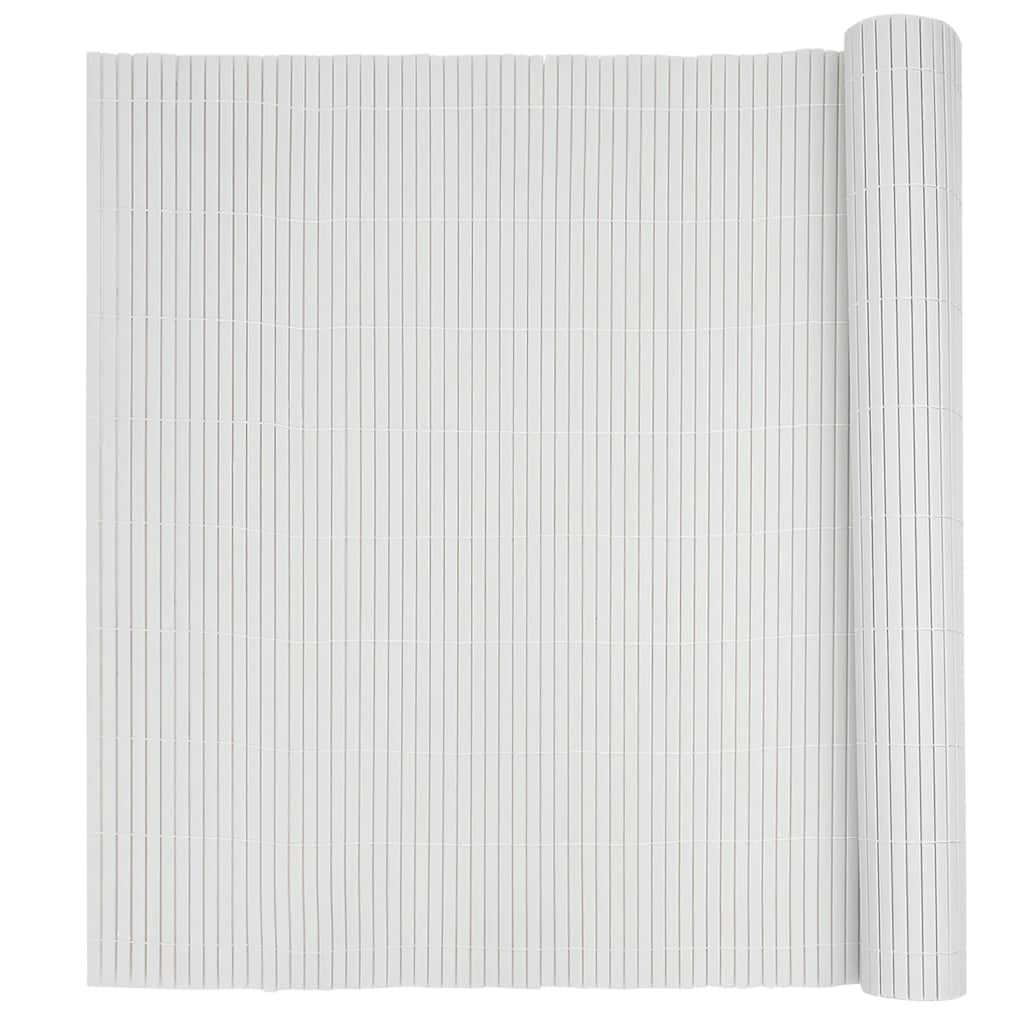 Recinzione Da Giardino Bifacciale Bianca 1,8x5 M In Pvc - Image 5