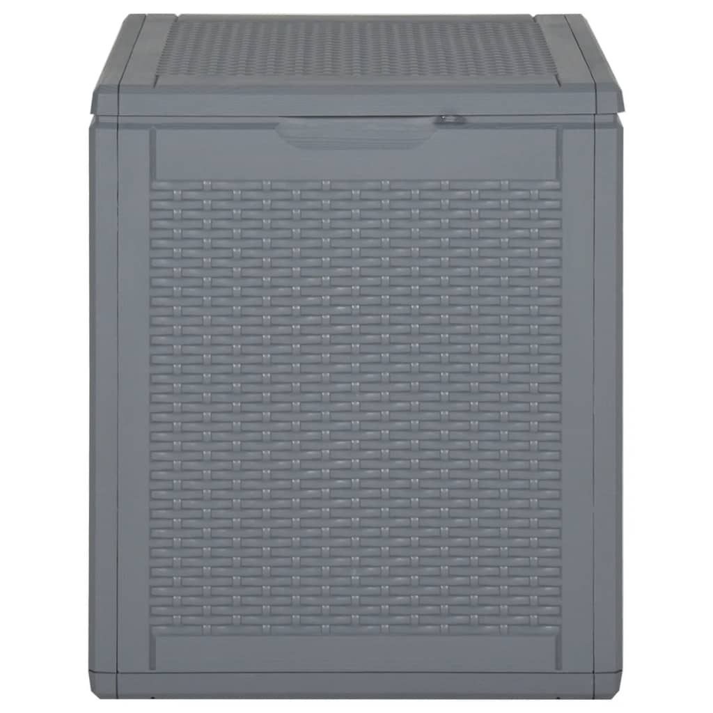 Contenitore Da Giardino Grigio In Rattan Pp 90 L