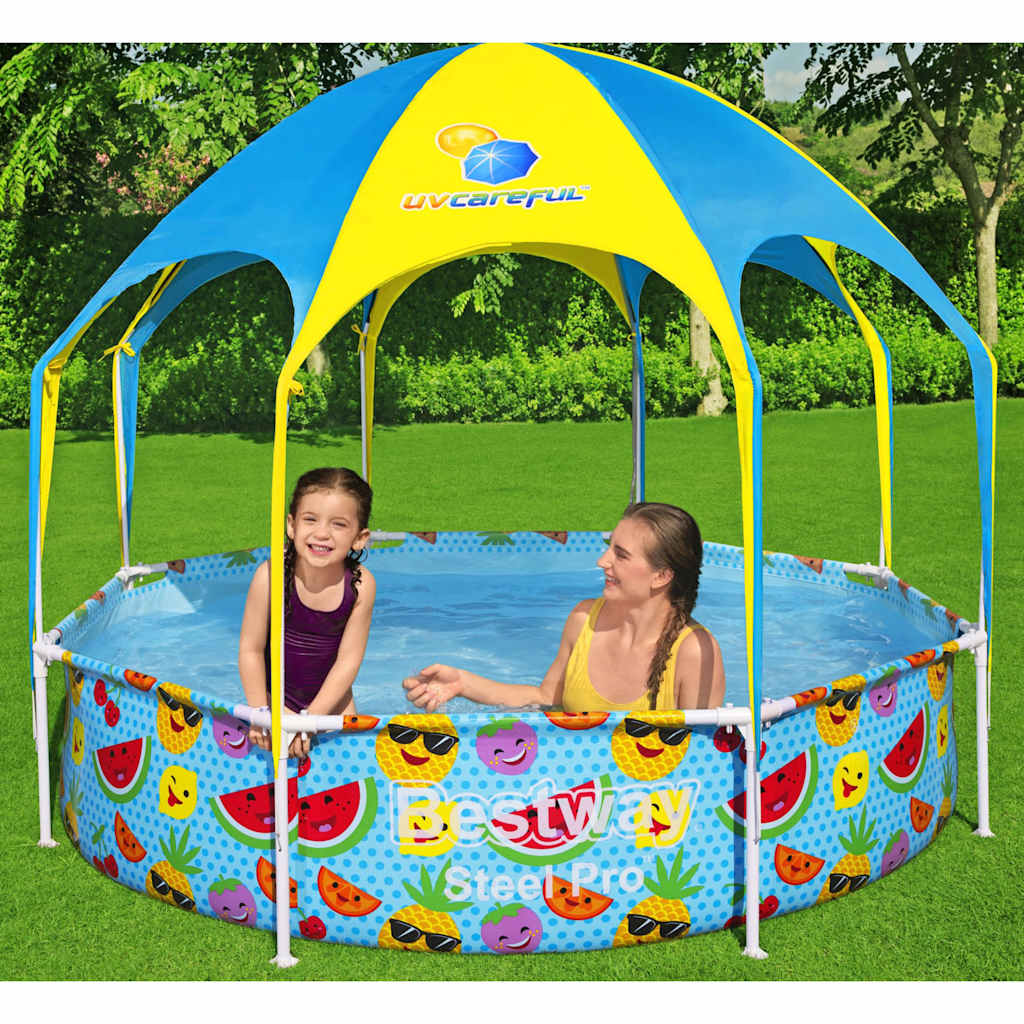 Bestway Piscia Fuoriterra Per Bambini Steel Pro Uv Careful 244x51 cm