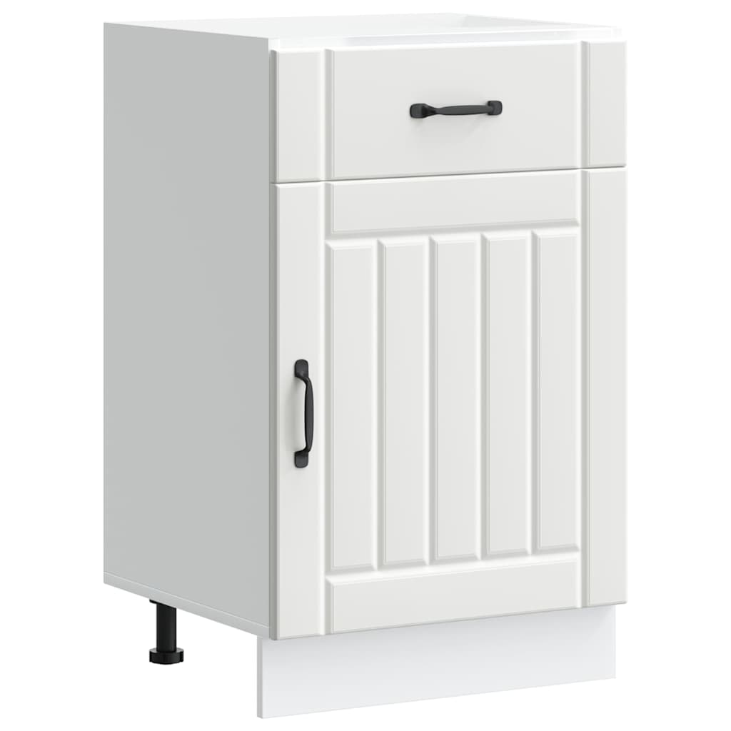 Base Da Cucina Lucca Bianco In Legno Multistrato - Image 2