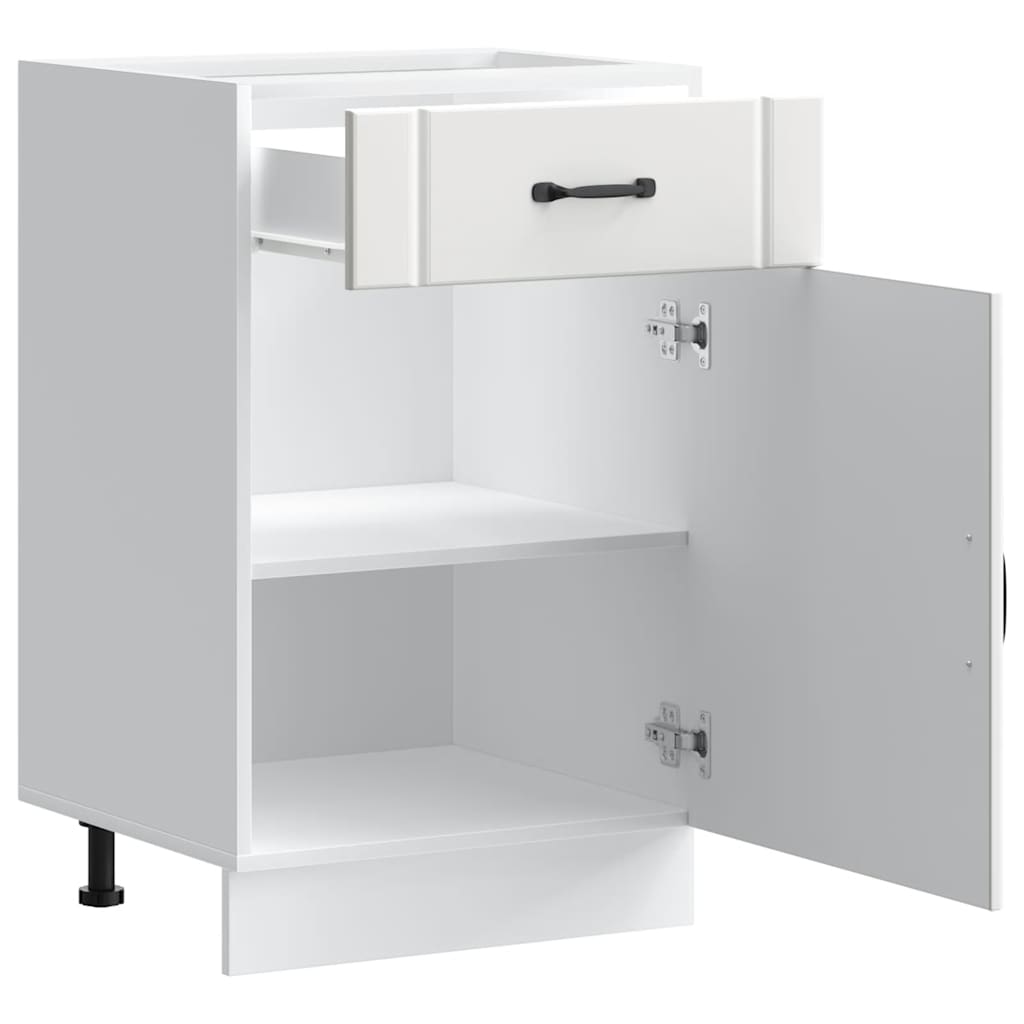 Base Da Cucina Lucca Bianco In Legno Multistrato - Image 5