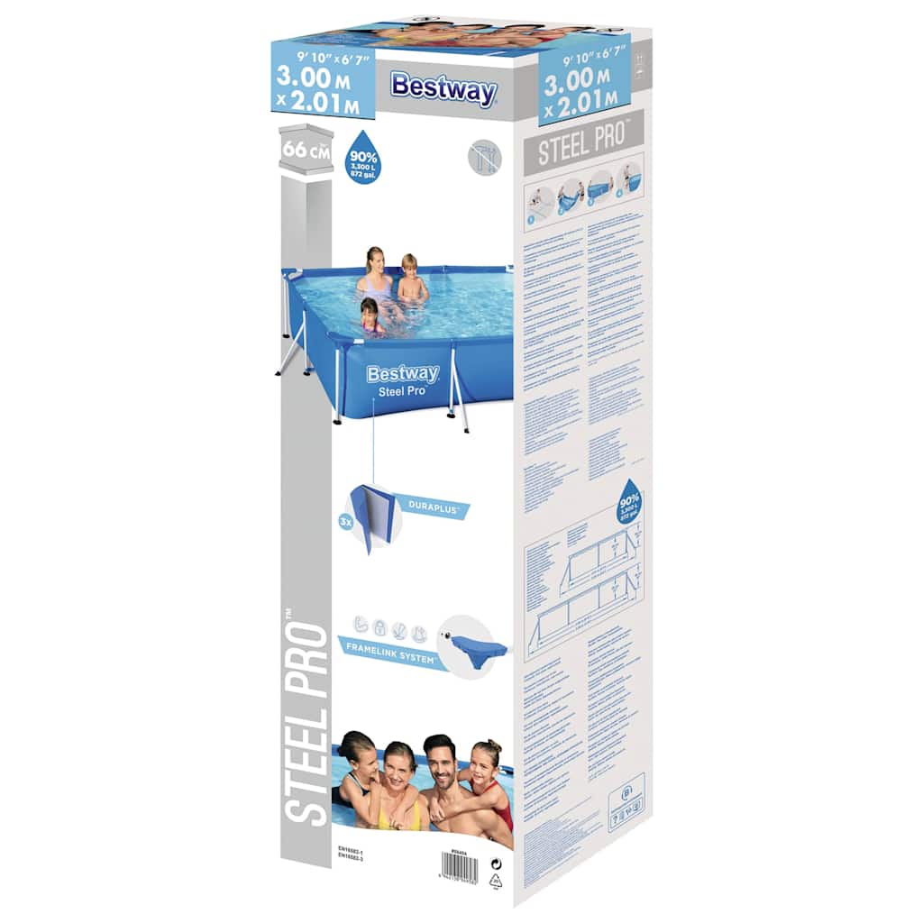 Bestway Piscina Steel Pro 300x201x66 cm - Image 5