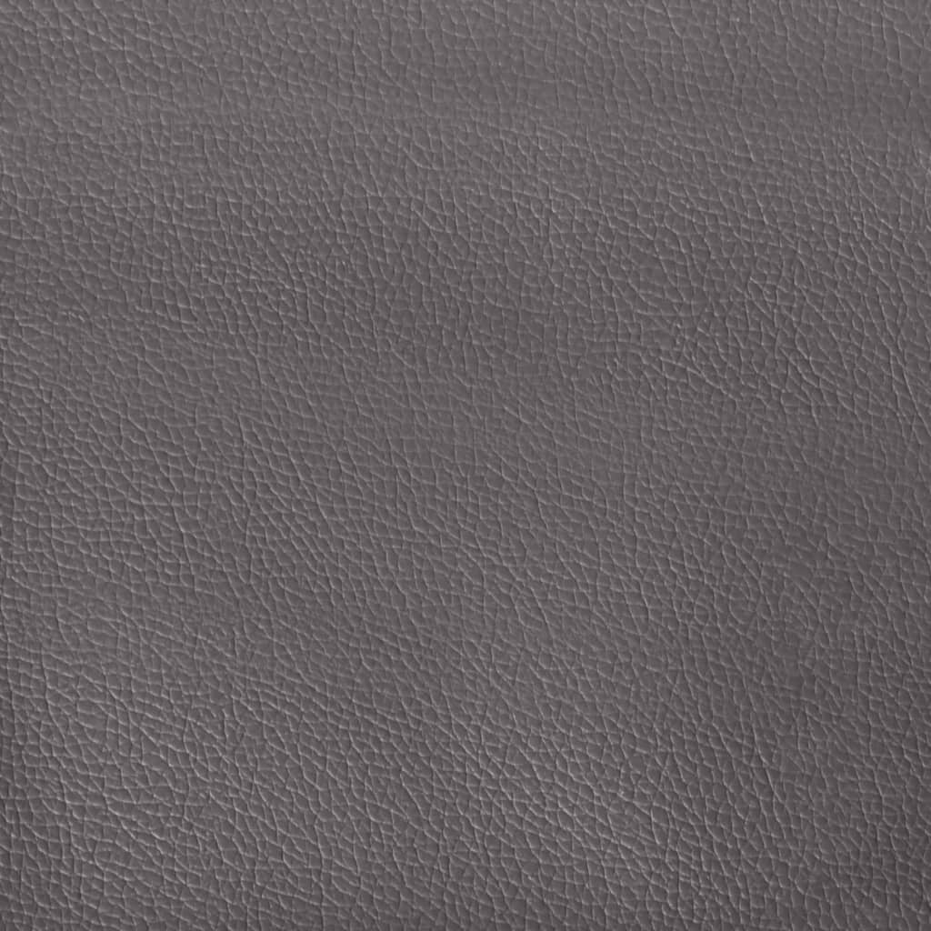 Poltrona Con Poggiapiedi Grigio 60 Cm In Similpelle - Image 6