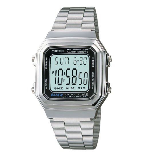 Casio Vintage Mod. Illuminator 10 Year Battery Dual Time