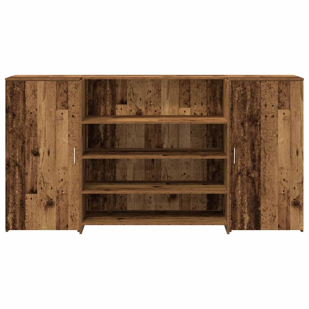 Banco Reception Legno Vecchio 200x50x103,5 Cm Legno Multistrato - Image 5
