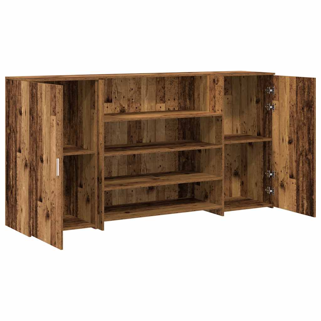 Banco Reception Legno Vecchio 200x50x103,5 Cm Legno Multistrato - Image 6
