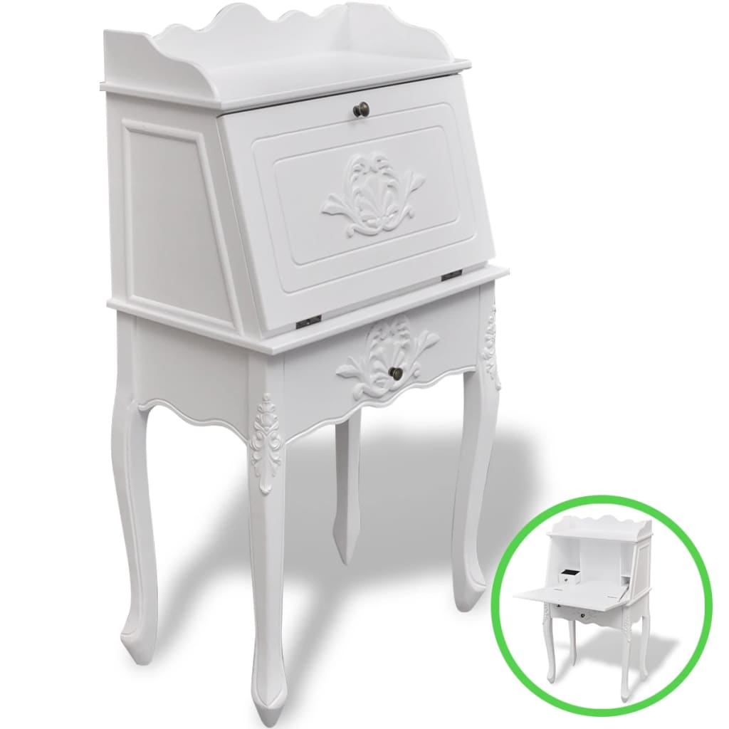 Scrivania Francese In Legno