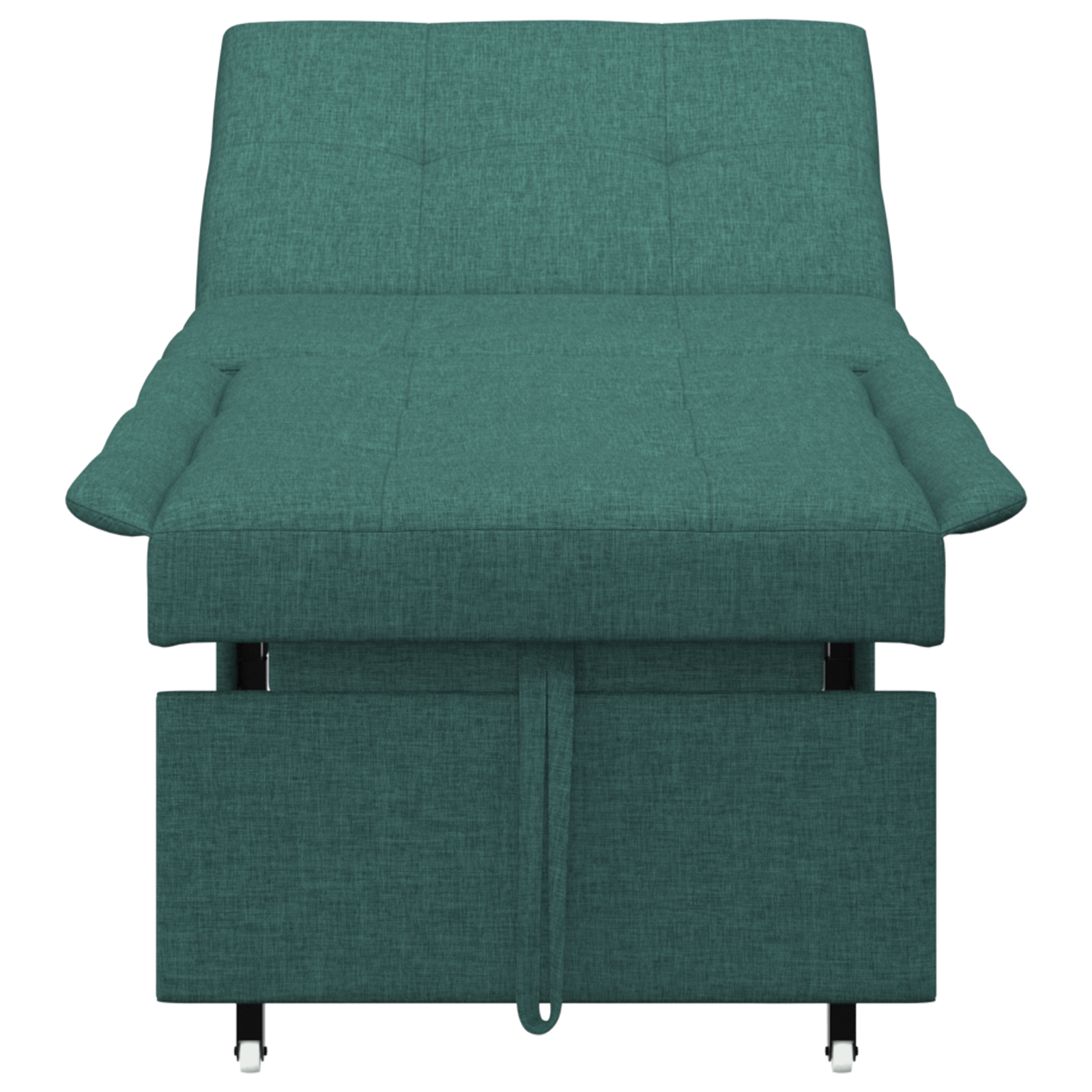 Divano Letto Verde Scuro 194 X 67 X 37 Cm Tessuto - Image 5