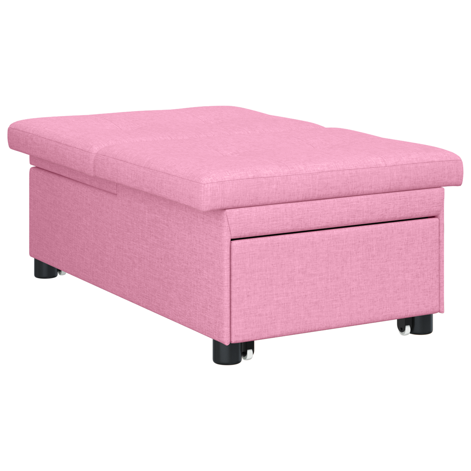 Divano Letto Rosa 194 X 67 X 37 Cm Tessuto - Image 4