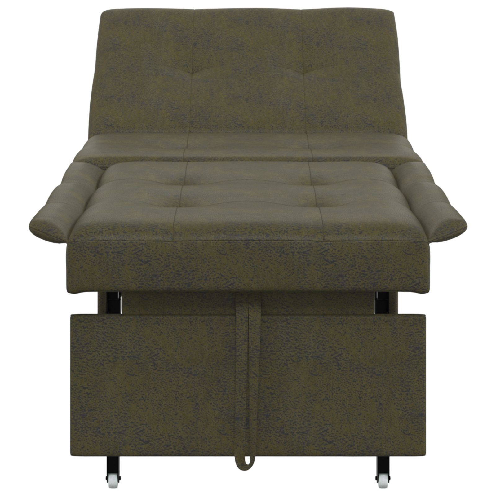 Divano Letto Grigio Scuro 67 X 194 X 38 cm - Image 5