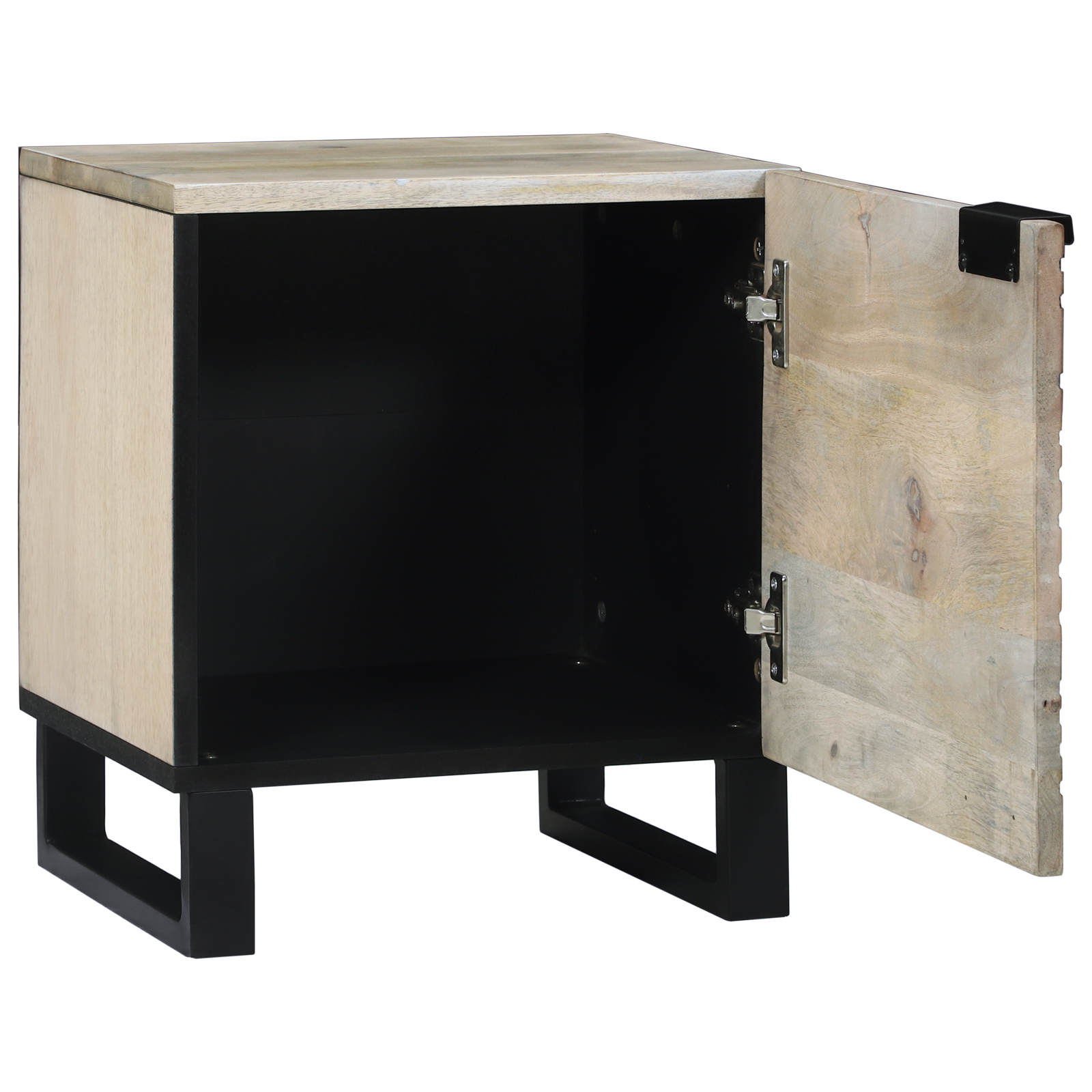 Comodini 2 Pcs Naturale 40 X 33 X 46 Cm Legno Massello Di Mango - Image 3
