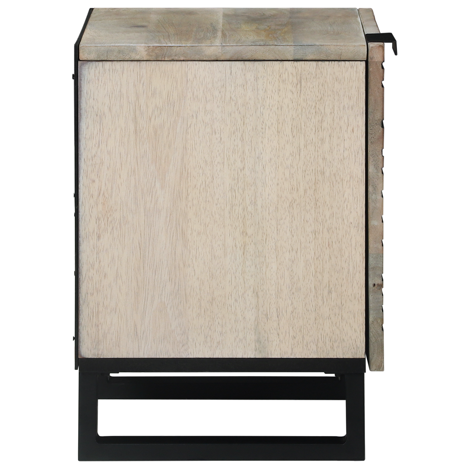 Comodini 2 Pcs Naturale 40 X 33 X 46 Cm Legno Massello Di Mango - Image 5