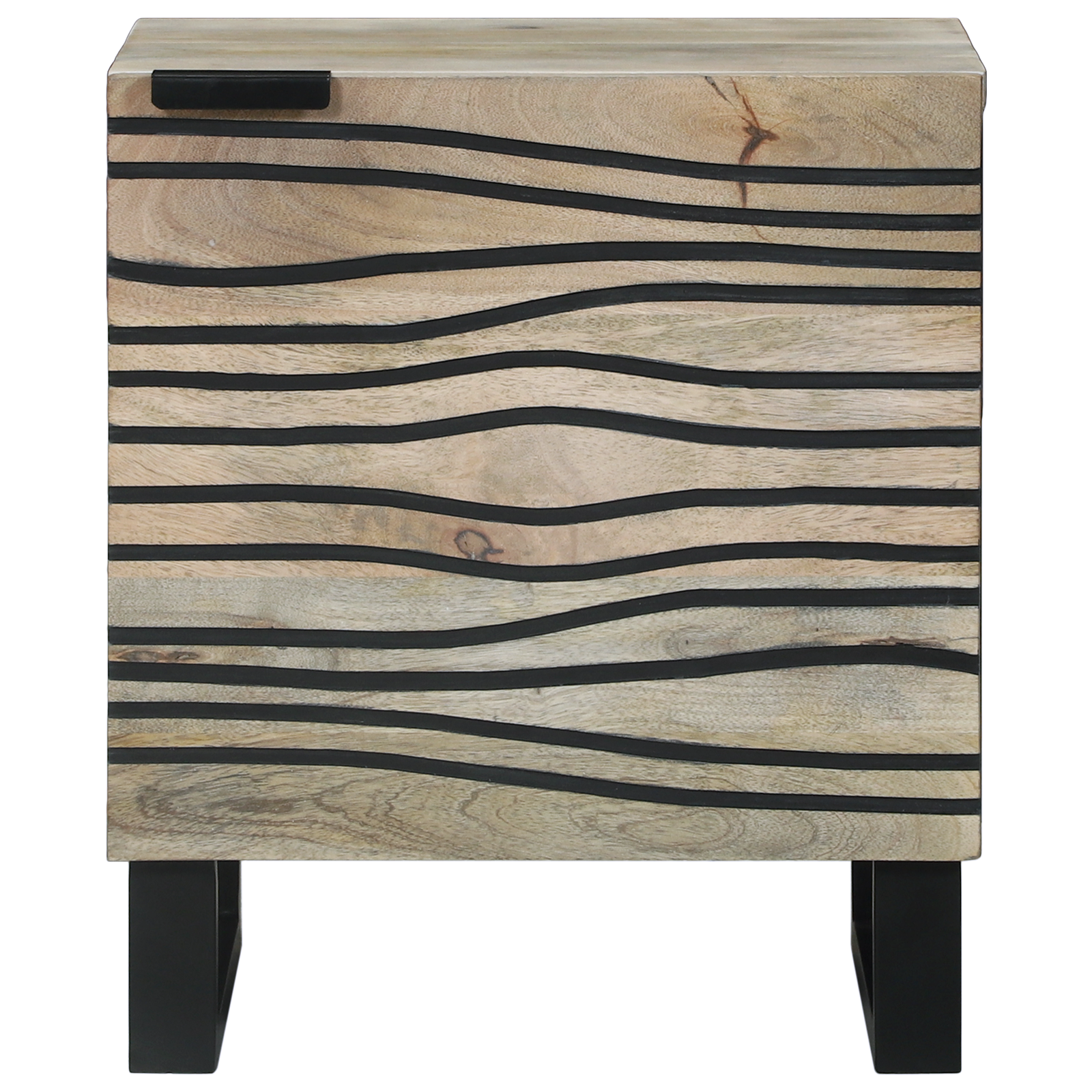 Comodini 2 Pcs Naturale 40 X 33 X 46 Cm Legno Massello Di Mango - Image 4
