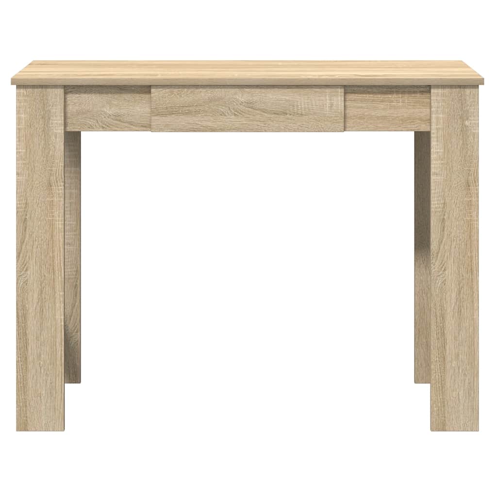 Scrivania Rovere Sonoma 100x45x75 Cm In Legno Multistrato - Image 4