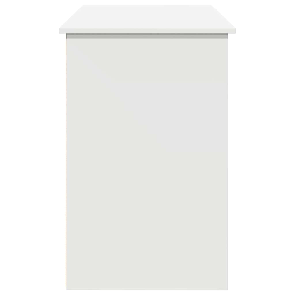 Scrivania Bianca 102x50x75 Cm In Legno Multistrato - Image 6