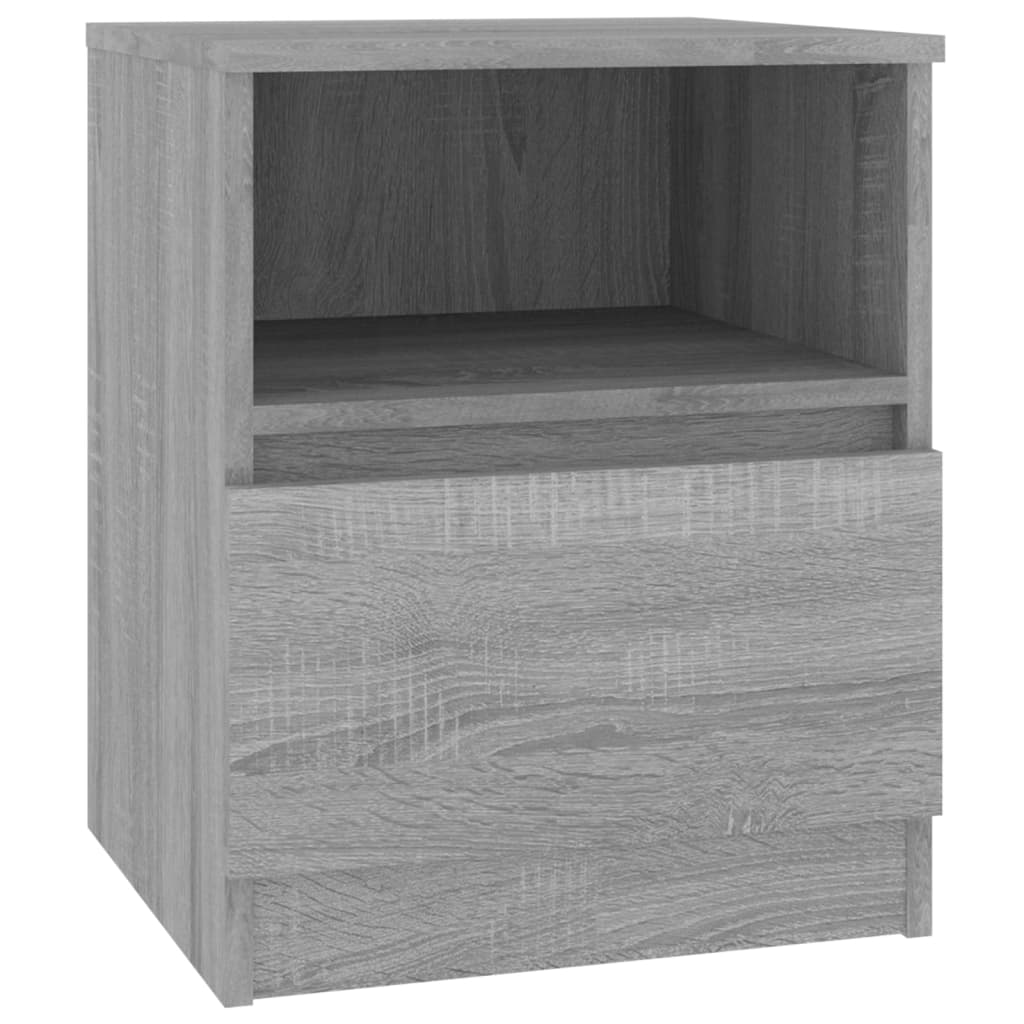Comodini 2 Pz Grigio Sonoma 40x40x50 Cm In Legno Multistrato - Image 3
