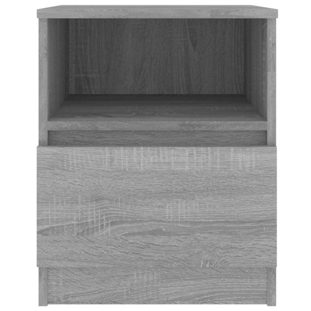 Comodini 2 Pz Grigio Sonoma 40x40x50 Cm In Legno Multistrato - Image 4