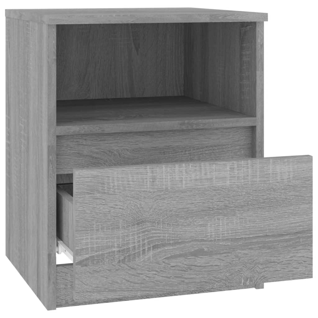 Comodini 2 Pz Grigio Sonoma 40x40x50 Cm In Legno Multistrato - Image 6