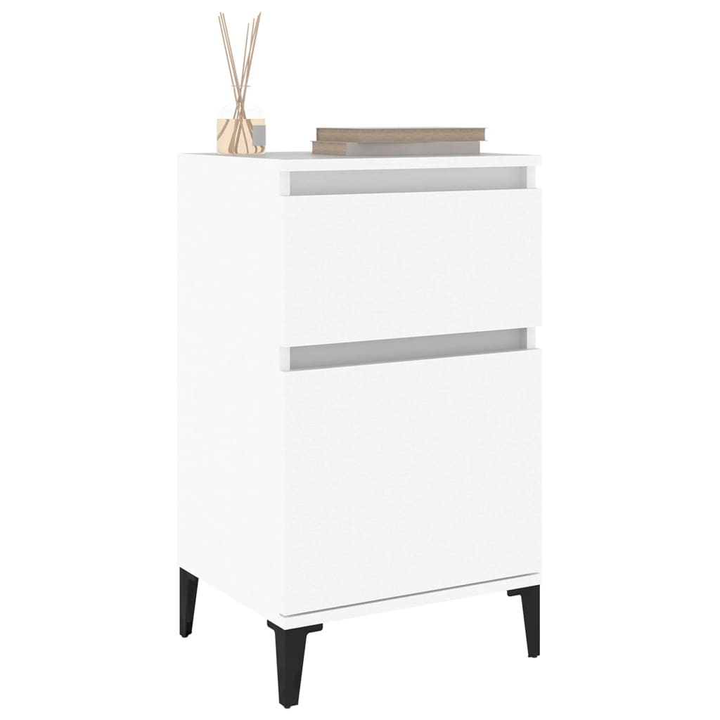 Comodini 2pz Bianchi 40x35x70 cm - Image 4