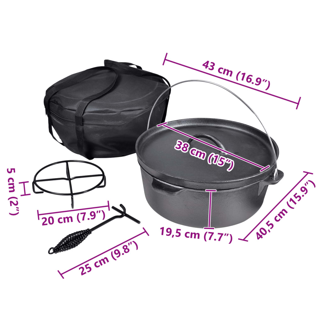 Forno Olandese 11,3 L Con Accessori Inclusi - Image 6