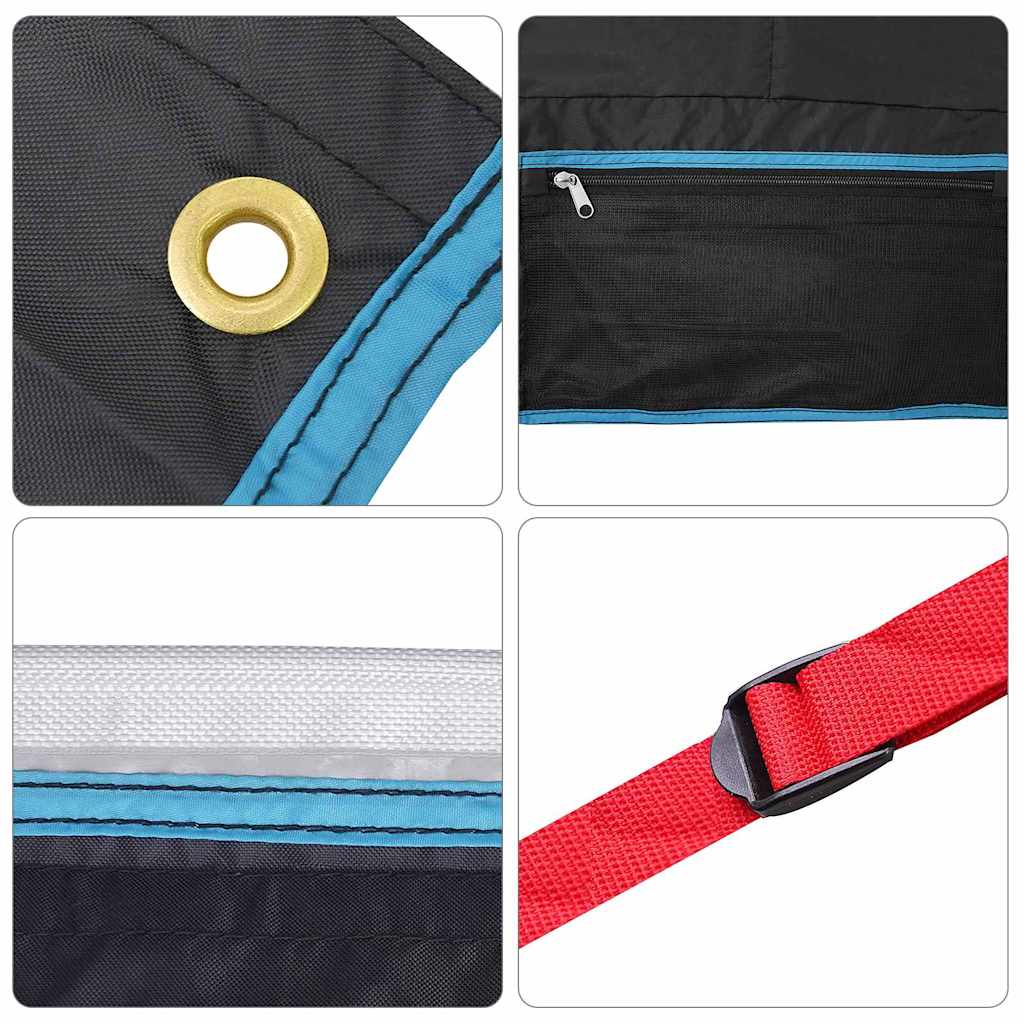 Borsa Per Stoccaggio Nero E Blu 98 X 47 Cm Oxford - Image 6