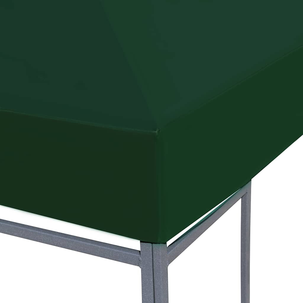 Copertura Superiore Per Gazebo 310 G/m² 4x3m Verde - Image 3