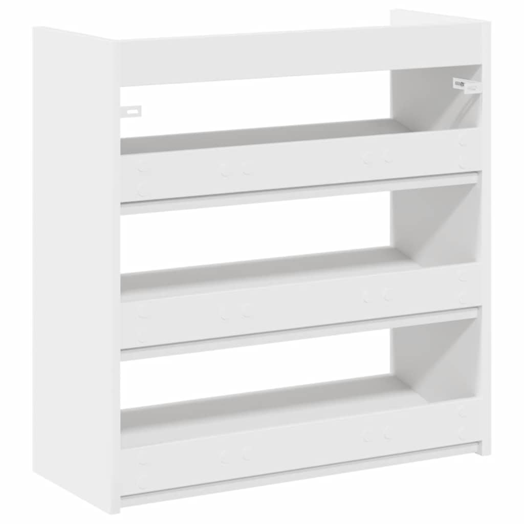 Scarpiera Bianca 60x25x62 Cm In Legno Multistrato - Image 6