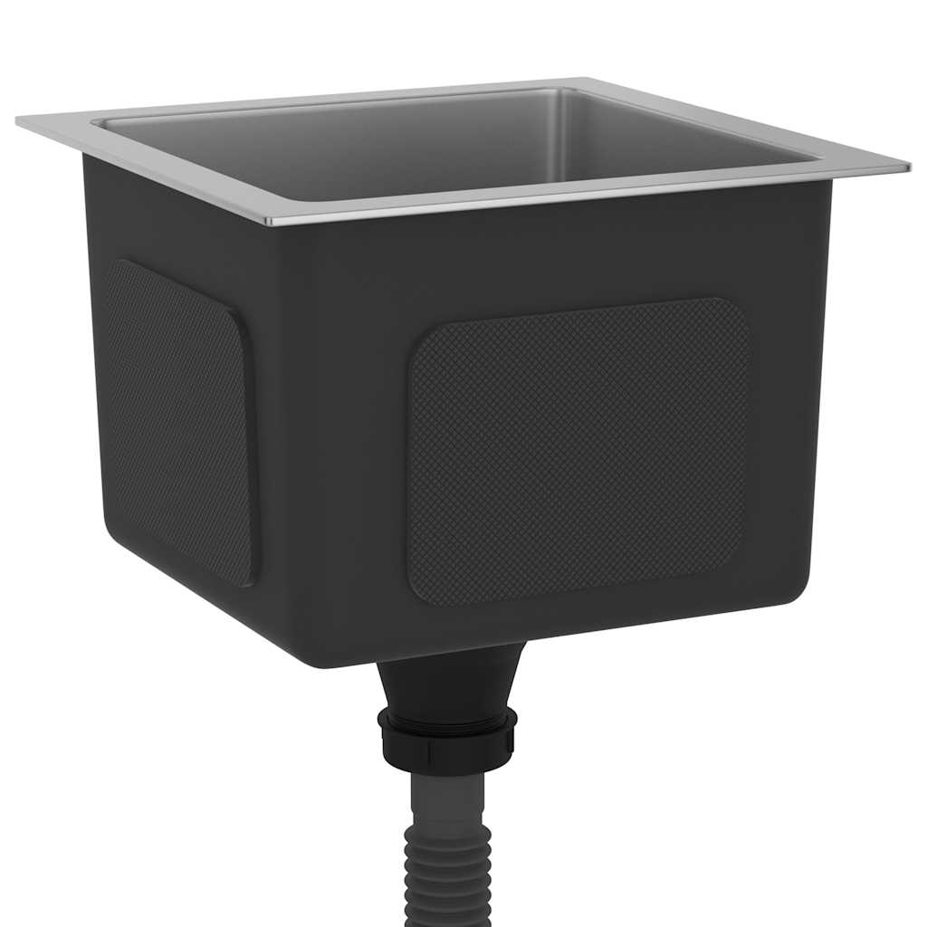 Lavello Da Cucina Lavorato A Mano In Acciaio Inox - Image 4