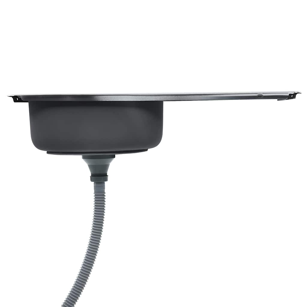 Lavello Da Cucina Con Filtro E Sifone In Acciaio Inox - Image 5