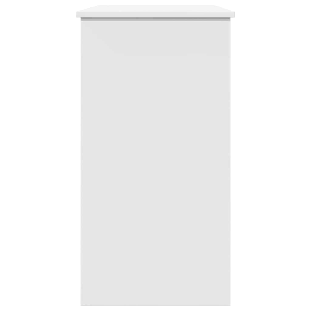 Scrivania Bianca 80x40x75 Cm In Legno Multistrato - Image 6