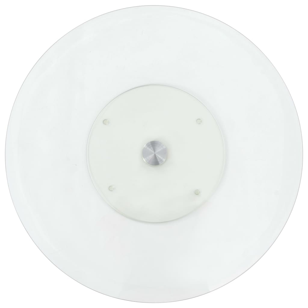 Vassoio Girevole Trasparente 60 Cm Vetro Temperato