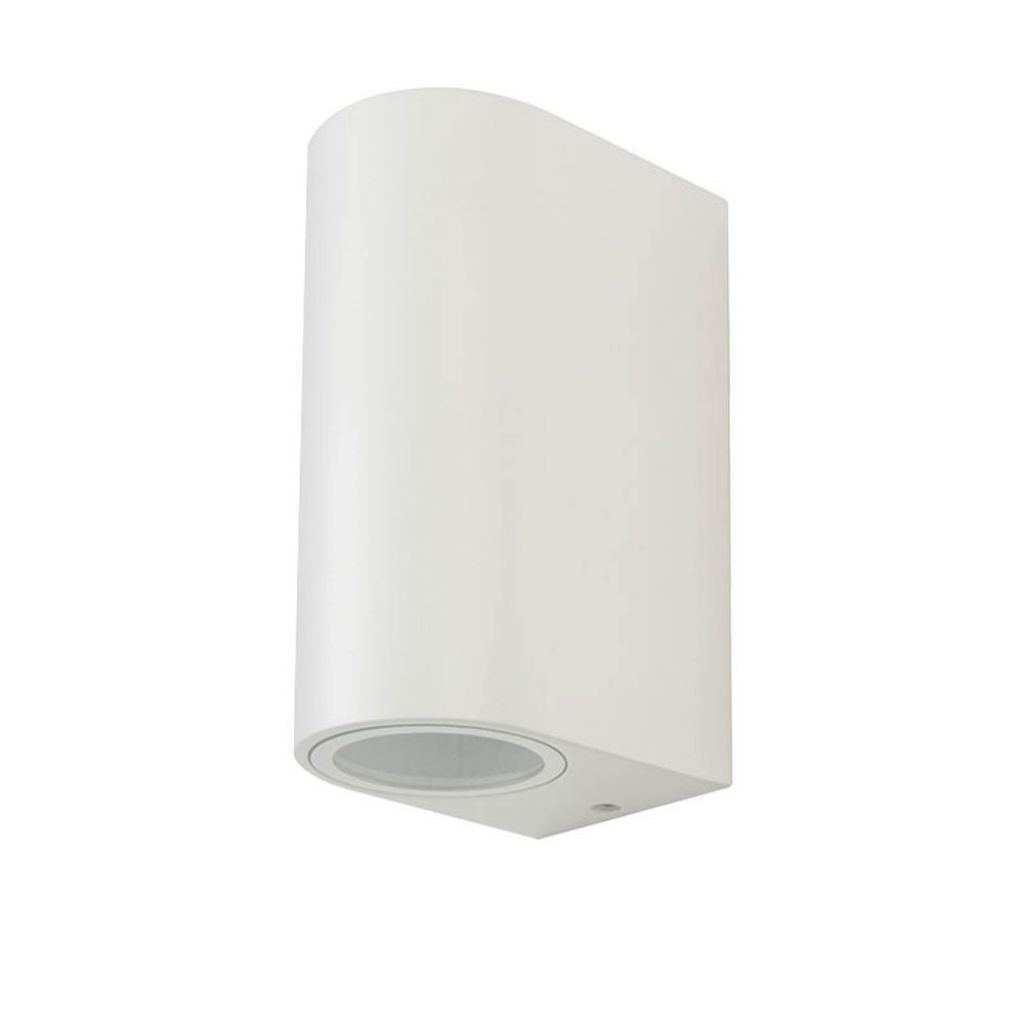 Wall Sleek Wall Fitting Round White Body 2way Ip44