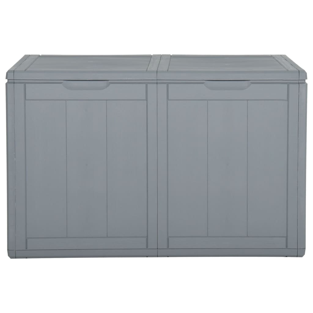 Baule Da Giardino 180 L Grigio Aspetto Legno In pp