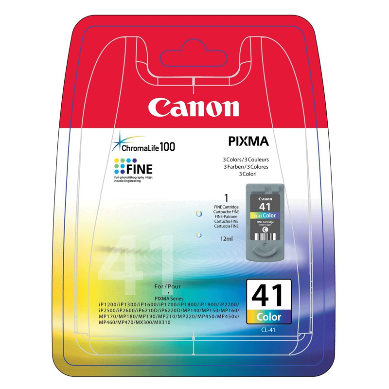 Canon CL-41 TrI-Color (0617b001) - Cartuccia Originale