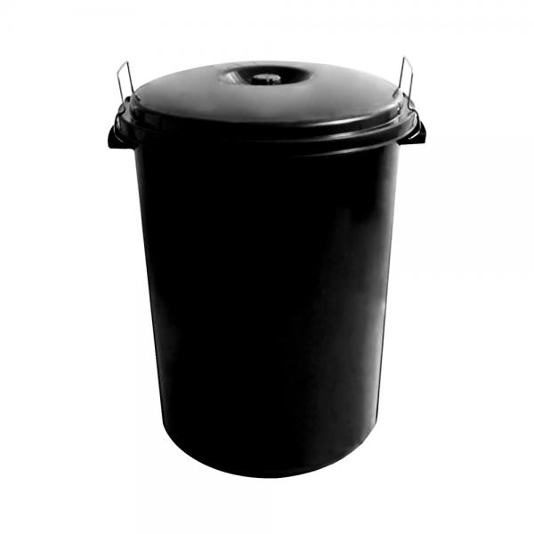 Secchio della spazzatura SP Berner 10010042 Nero Plastica 100 L