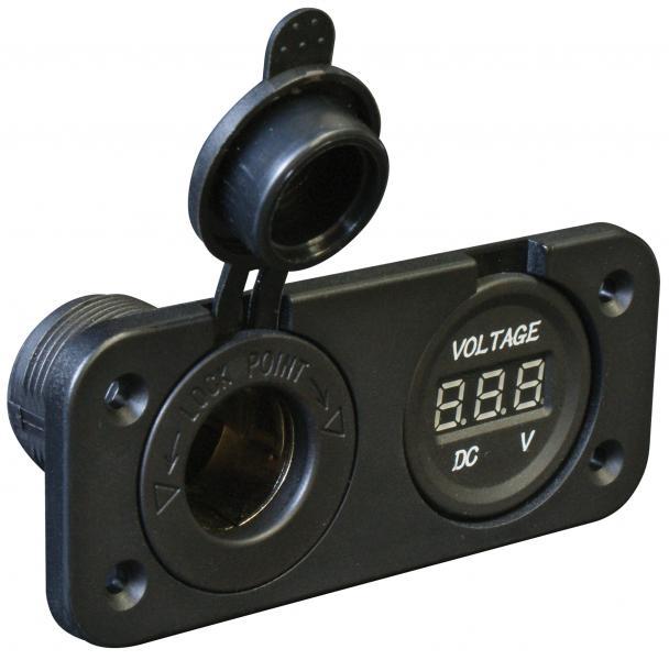 Presa Di Corrente Da Incasso 15a/12V-10a/24v Con Voltmetro 5V-30v dc