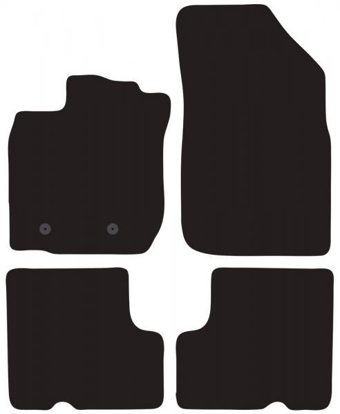 Tappeti Moquette Tailor Dacia Duster 4x4 10>13 - 2x4/4x4 13>18