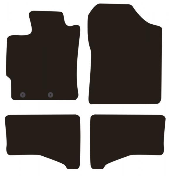 Tappeti Moquette Tailor Toyota Yaris Iii 3/5p. Hybrid 11>20