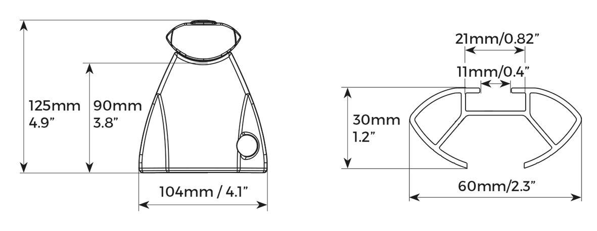 Barre Portatutto Con Piedi Deltaalu Nere M - Image 3
