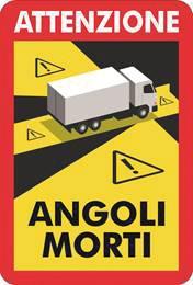 Adesivo ''angoli Morti'' Per Camion