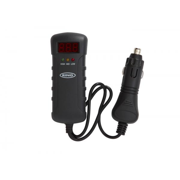 Voltmetro 12/24v Con Spinotto Accendisigari