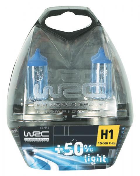 Wrc 7354 Coppia Lampadine +50% Light H1 55w