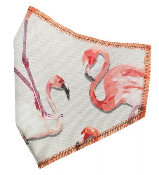 Cora M4pZ-07 Mascherina Adulto Fantasia Fenicotteri