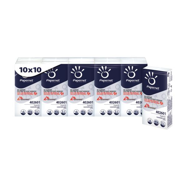 Cart. 24 Conf. Da 10 Pacchi 10 Fazzoletti Pura Cellulosa