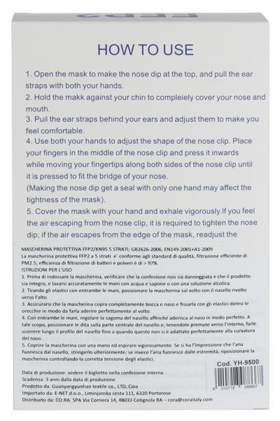Conf. 20 Mascherine Kn95 Ffp2 Senza Valvola - Image 4
