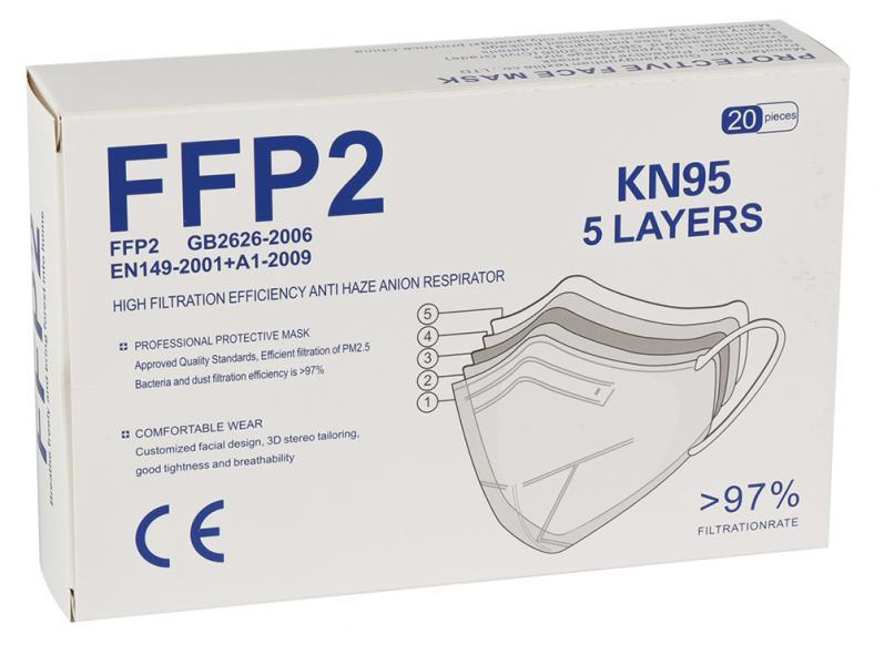 Conf. 20 Mascherine Kn95 Ffp2 Senza Valvola - Image 3